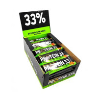 Протеїнові батончики GO ON - Protein Bar 33% - солона карамель, 50 г, 25 шт (Без цукру)