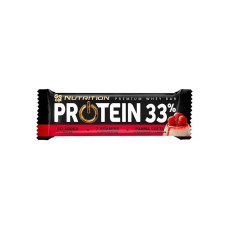 Протеїнові батончики GO ON - Protein Bar 33% - панакота-полуниця, 1 шт, 50 грам (Без цукру)
