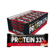 Протеїнові батончики GO ON - Protein Bar 33% (Без цукру) - 50 г*25 шт Пана кота - полуниця