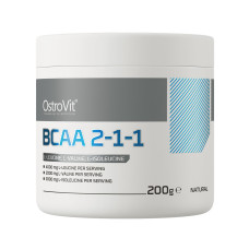 BCAA амінокислоти OstroVit - BCAA 2-1-1 - 200 гр