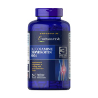  Для суглобів Puritan's Pride Glucosamine, Chondroitin & MSM - 240 табл
