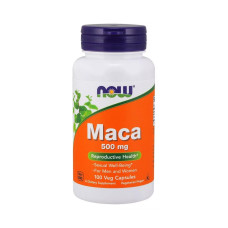 Мака NOW Foods Maca 500 mg - 100 капс