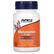 Мелатонін Now Foods - Melatonin 3 mg - 60 капс