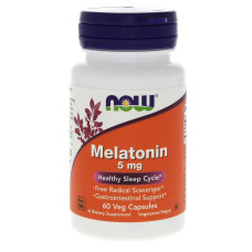 Мелатонін Now Foods - Melatonin 5 mg - 60 капс