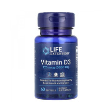 Вітаміни Life Extension Vitamin D3 125 mcg (5000 IU) - 60 капс