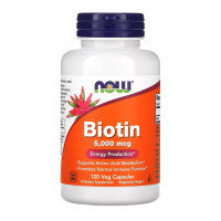 Біотин NOW Foods Biotin 5000 mcg - 120 капс