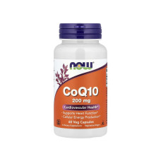  Коензим Q10 NOW Foods CoQ10 200 мг - 60 капс