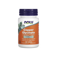 Гліцинат міді NOW Foods Copper Glycinate - 120 табл