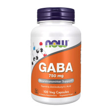 Амінокислота NOW Foods Gaba 750 mg - 100 капс
