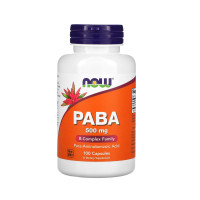 NOW Foods PABA 500 mg - 100 капс