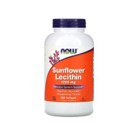Соняшниковий лецитин NOW Foods Sunflower Lecithin 1200 mg - 200 капс