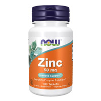 Цинк глюконат NOW Foods Zinc Gluconate 50 mg - 100 табл