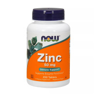 Цинк глюконат NOW Foods Zinc Gluconate 50 mg - 250 табл