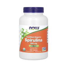 Спіруліна NOW Foods Organic Spirulina 500 mg - 500 табл