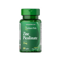  Цинк піколінат Puritan's Pride Zinc Picolinate 25 mg - 100 табл