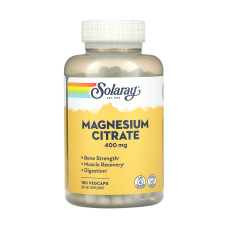  Магній цитрат Solaray Magnesium Citrate 400mg - 180 капс