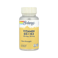 Вітаміни Solaray Vitamin D3 + K2 - 60 капс