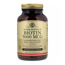Біотин Solgar Biotin 5000 mcg - 100 капс