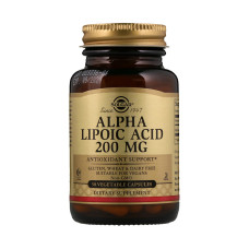 Альфа-ліпоєва кислота Solgar Alpha Lipoic Acid 200 mg - 50 капс