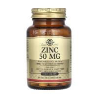 Цинк глюконат Solgar Zinc Gluconate 50 mg - 100 табл