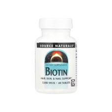 Біотин Source Naturals Biotin 5000 mcg - 60 табл