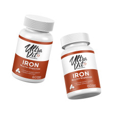 Залізо UltraVit Iron 18 mg - 60 капс
