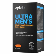 Вітаміни та мінерали VPLAB ULTRA MEN'S Multivitamin Formula - 90 softgels